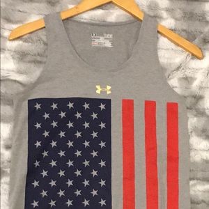Youth XL UA BRAND Americana/Flag tank top
